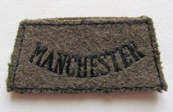 Manchester Regt. WWII