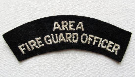 Area Fire Guard Officer