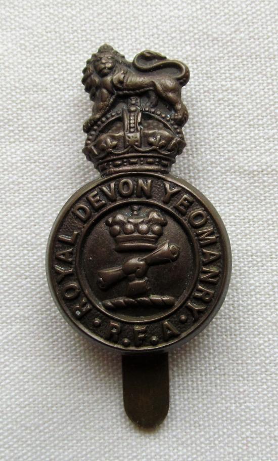 Royal Devon Yeomanry RFA K/C