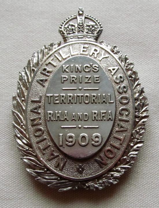 National Artillery Association Shoeburyness King's Prize Garrison Artillery 1909