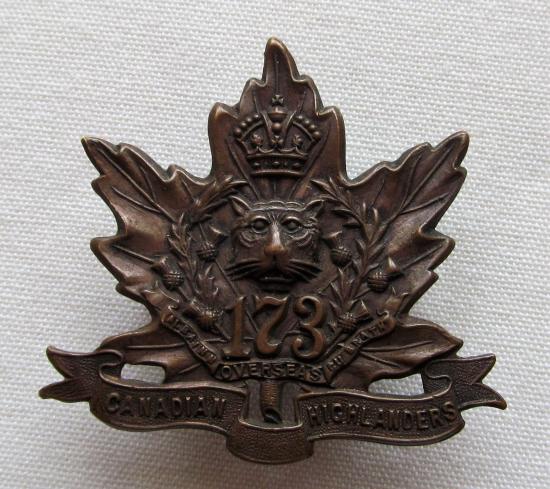 173rd (Canadian Highlanders) CEF K/C
