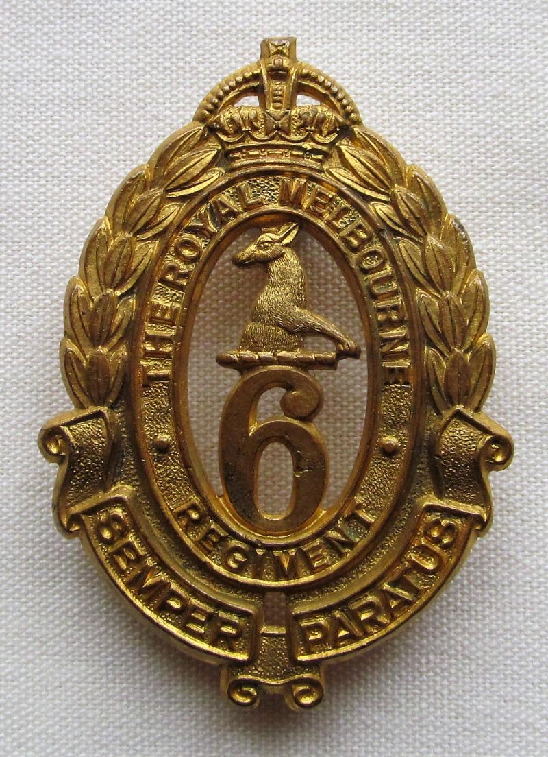 6th Batt. Royal Melbourne Regt. K/C 1930-42