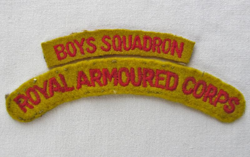 Boys Squadron Royal Armoured Corps