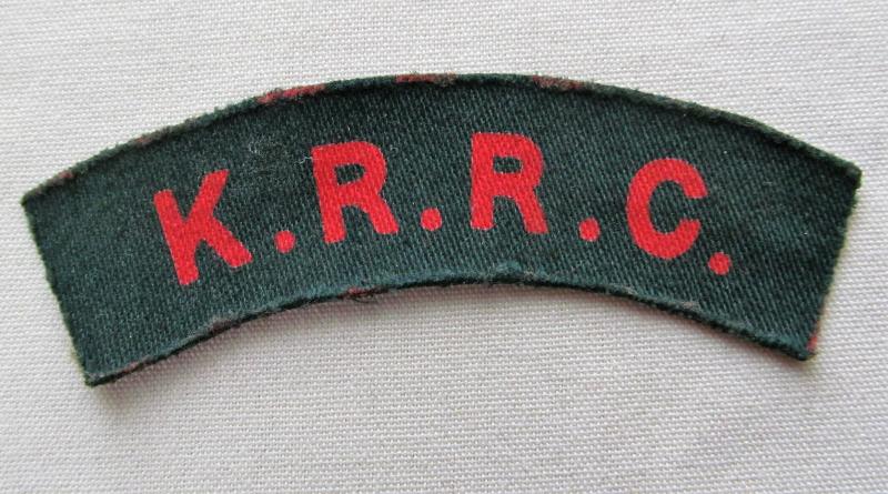 King's Royal Rifle Corps WWII