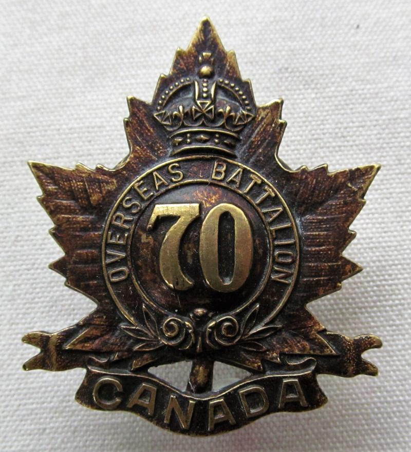 70th Canadian Overseas Battalion WWI