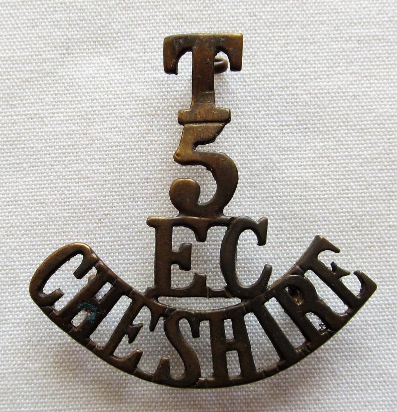 T 5 EC Cheshire WWI