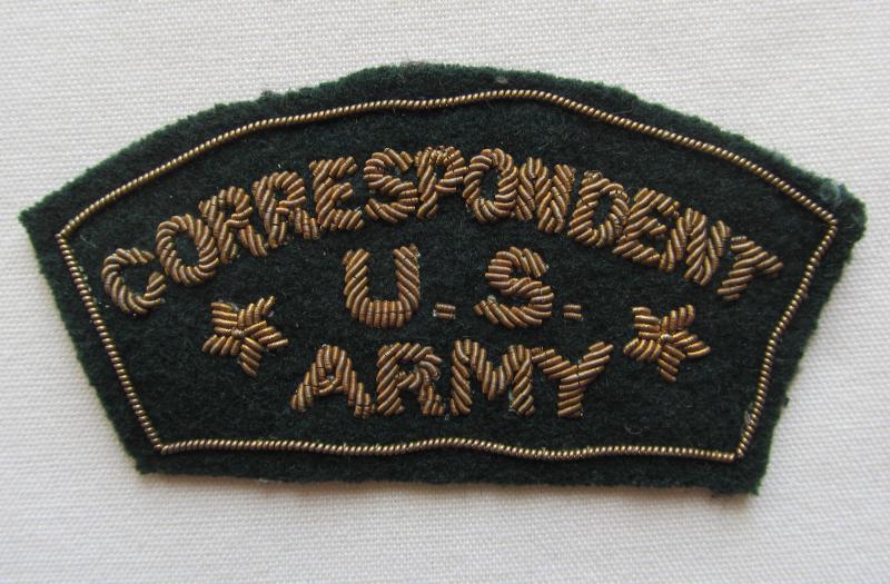 Correspondent US Army