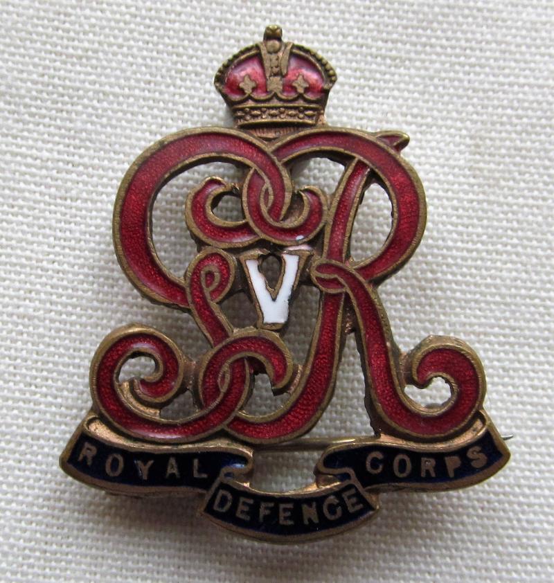 Royal Defence Corps K/C