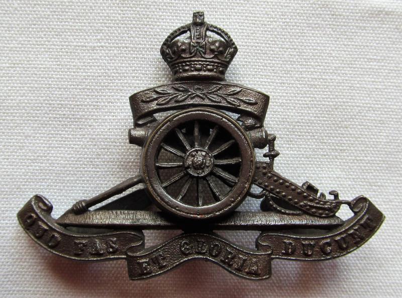 Royal Artillery post 1908