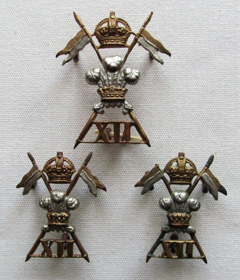 12th (Prince of Wales's Royal) Lancers K/C circa 1902