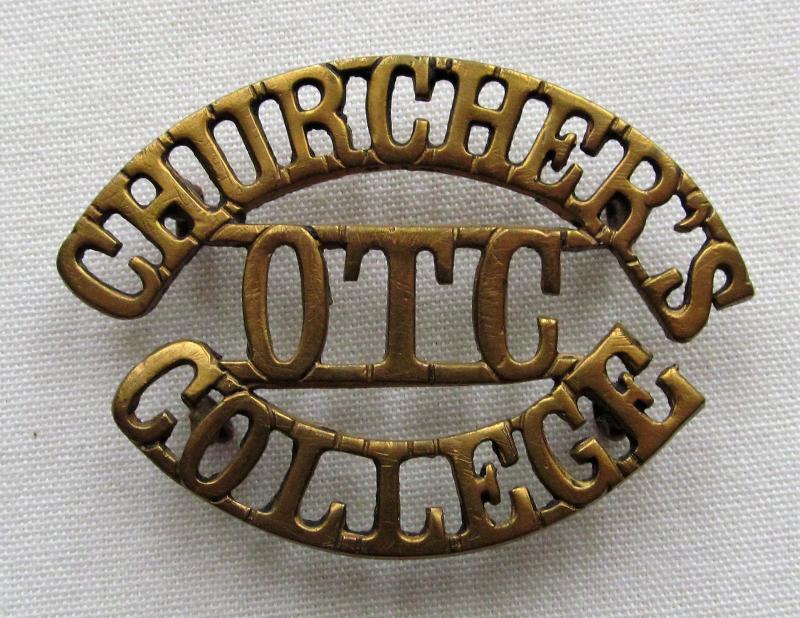 Churcher's College OTC Petersfield Hants. circa 1908-40