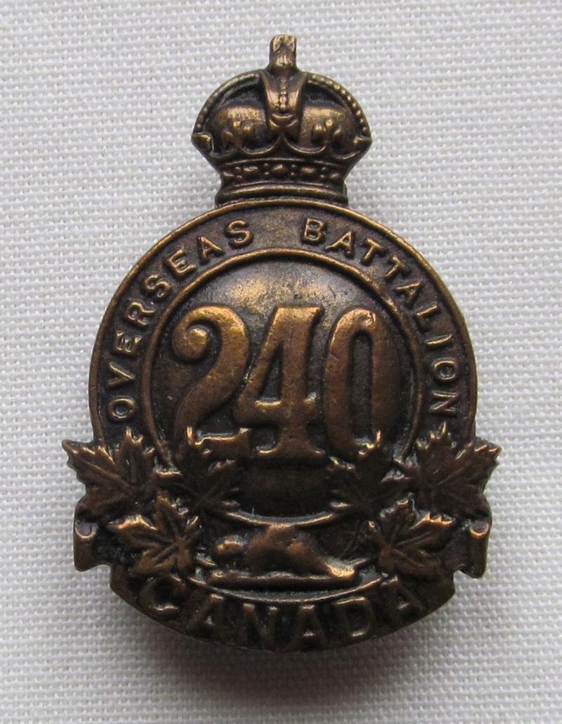 240th Batt. (Lanark and Renfrew) CEF