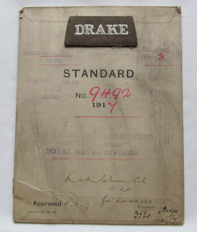 Royal Naval Division Drake Battalion 1917