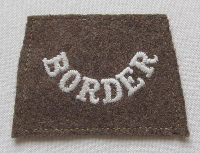 Border Regt. WWI