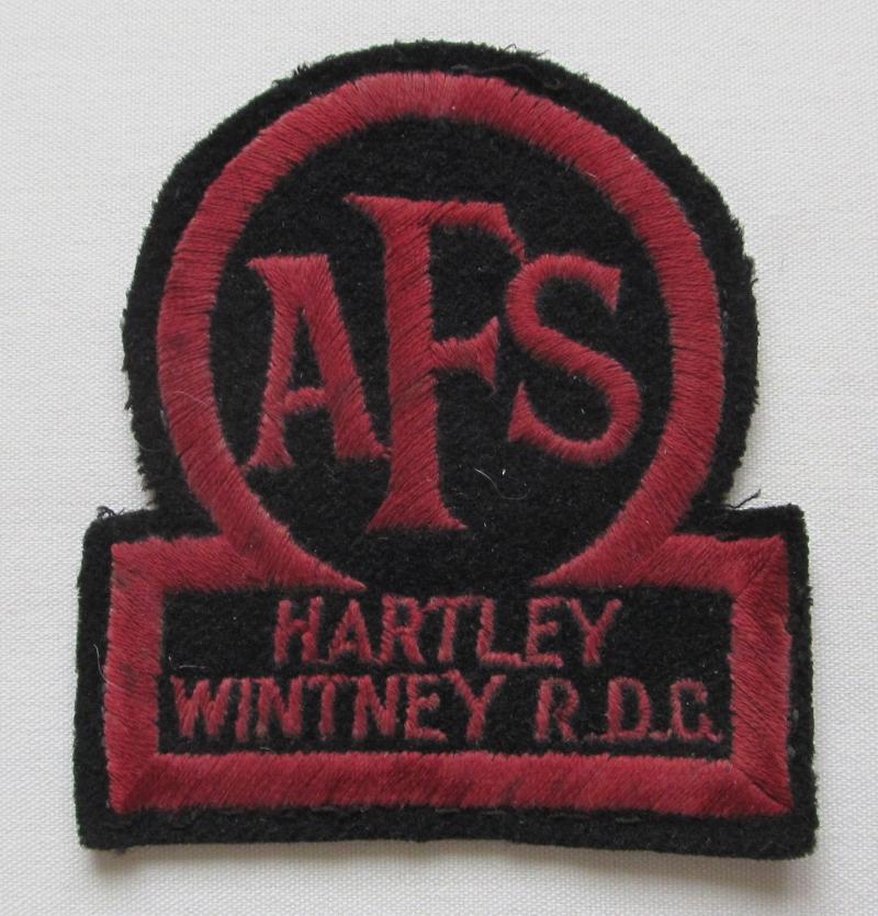 Auxiliary Fire Service Hartley Wintney RDC
