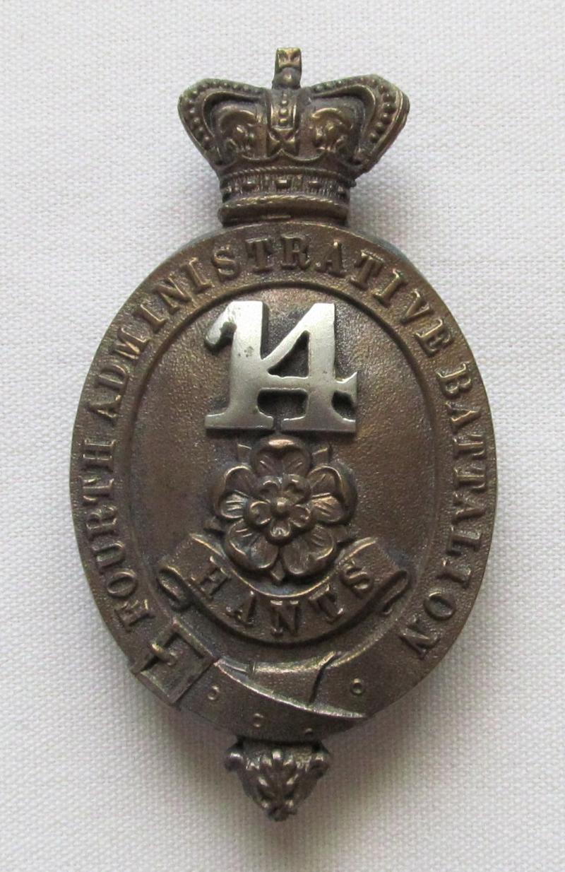 4th Admin. Batt. (14th Lyndhurst) Hants. Rifle. Vols. QVC