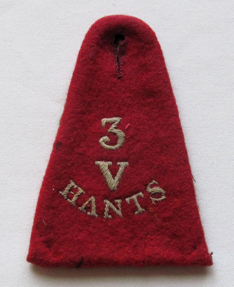 3rd Vol. Batt. Hants. Regt.