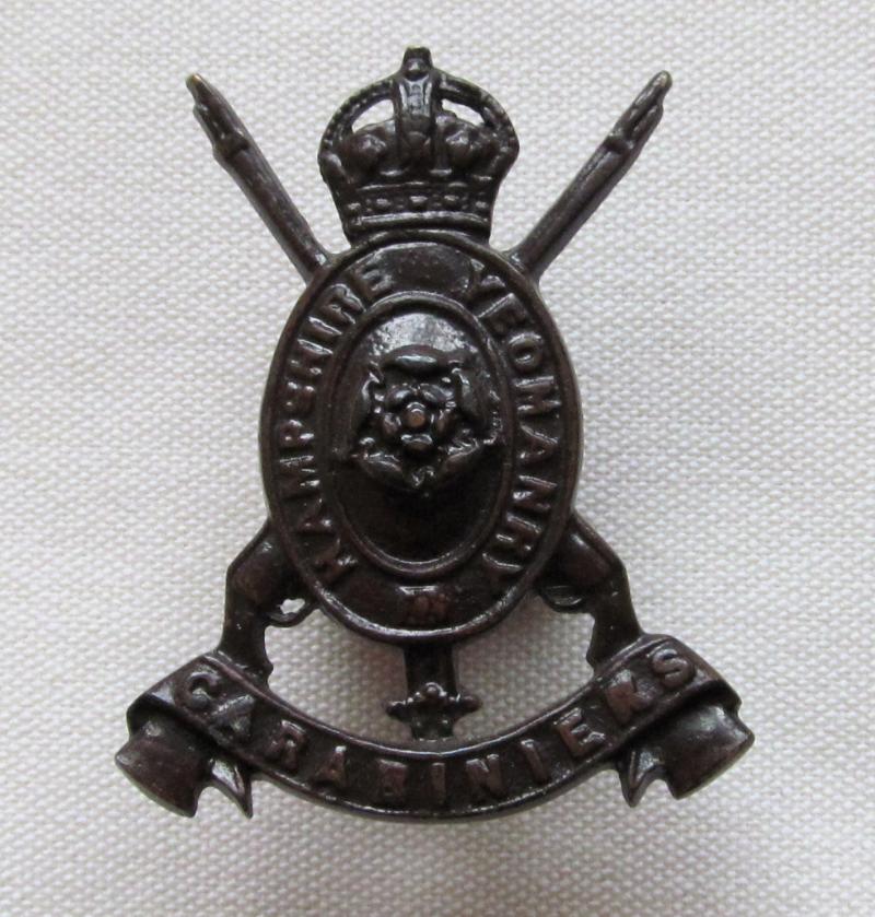 Hampshire Carabiniers Yeomanry K/C