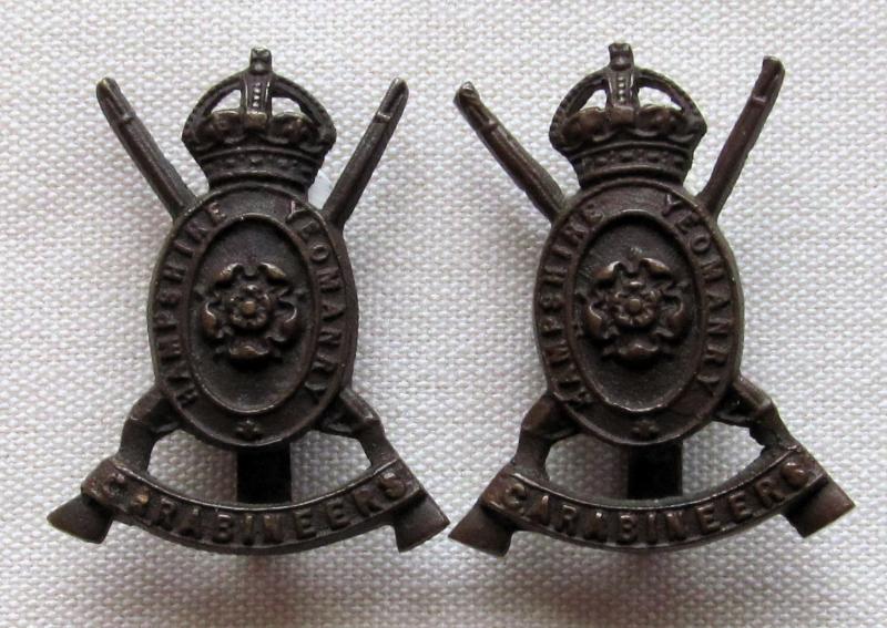 Hampshire Carabiniers Yeomanry K/C